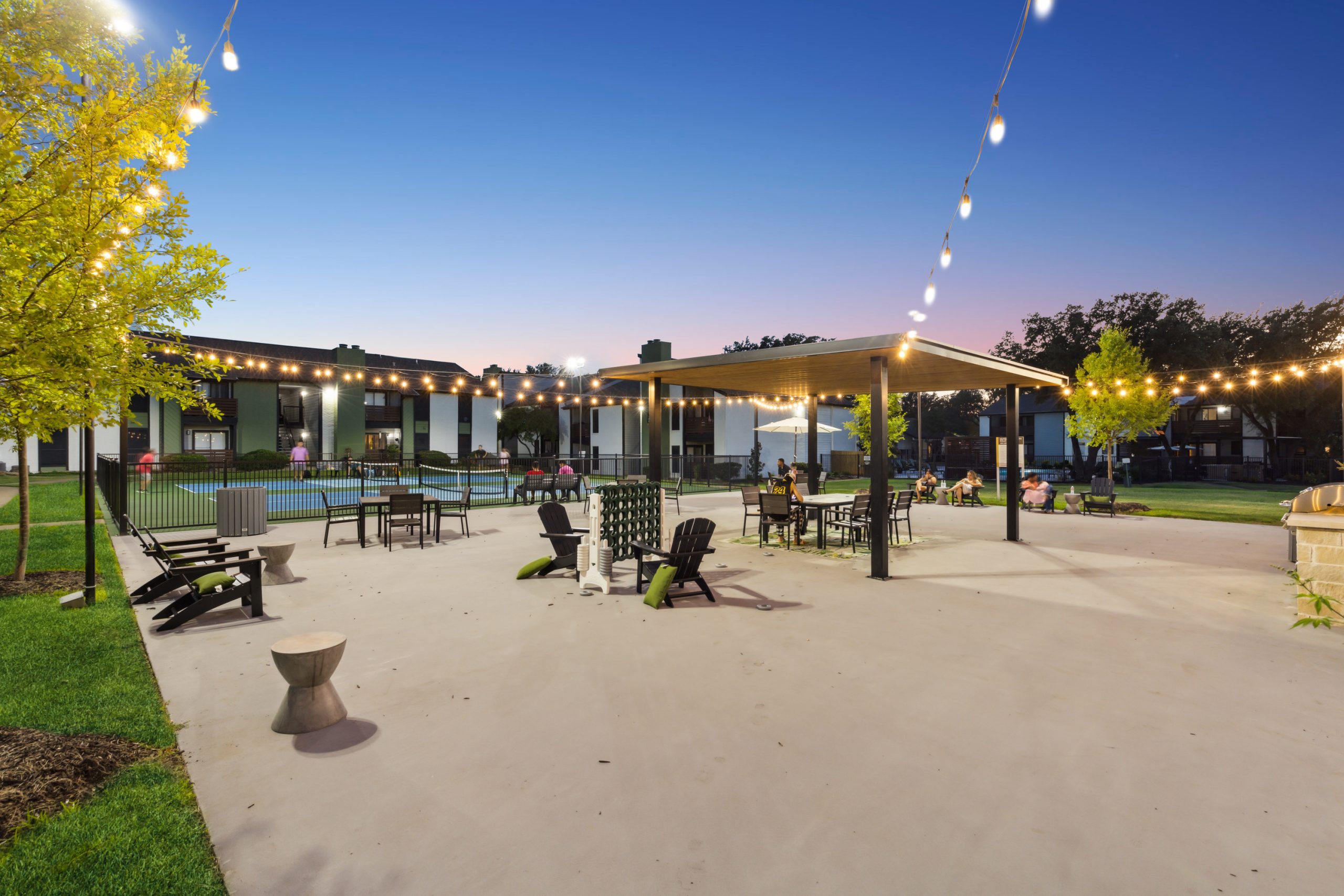 patio at The Reid Apartments